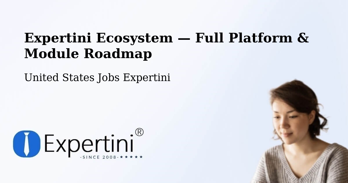 Expertini Ecosystem — Full Platform & Module Roadmap – West Bend